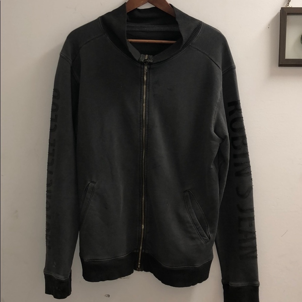 ROBINS JEAN TRACK SWEATER MENS SIZE MEDIUM